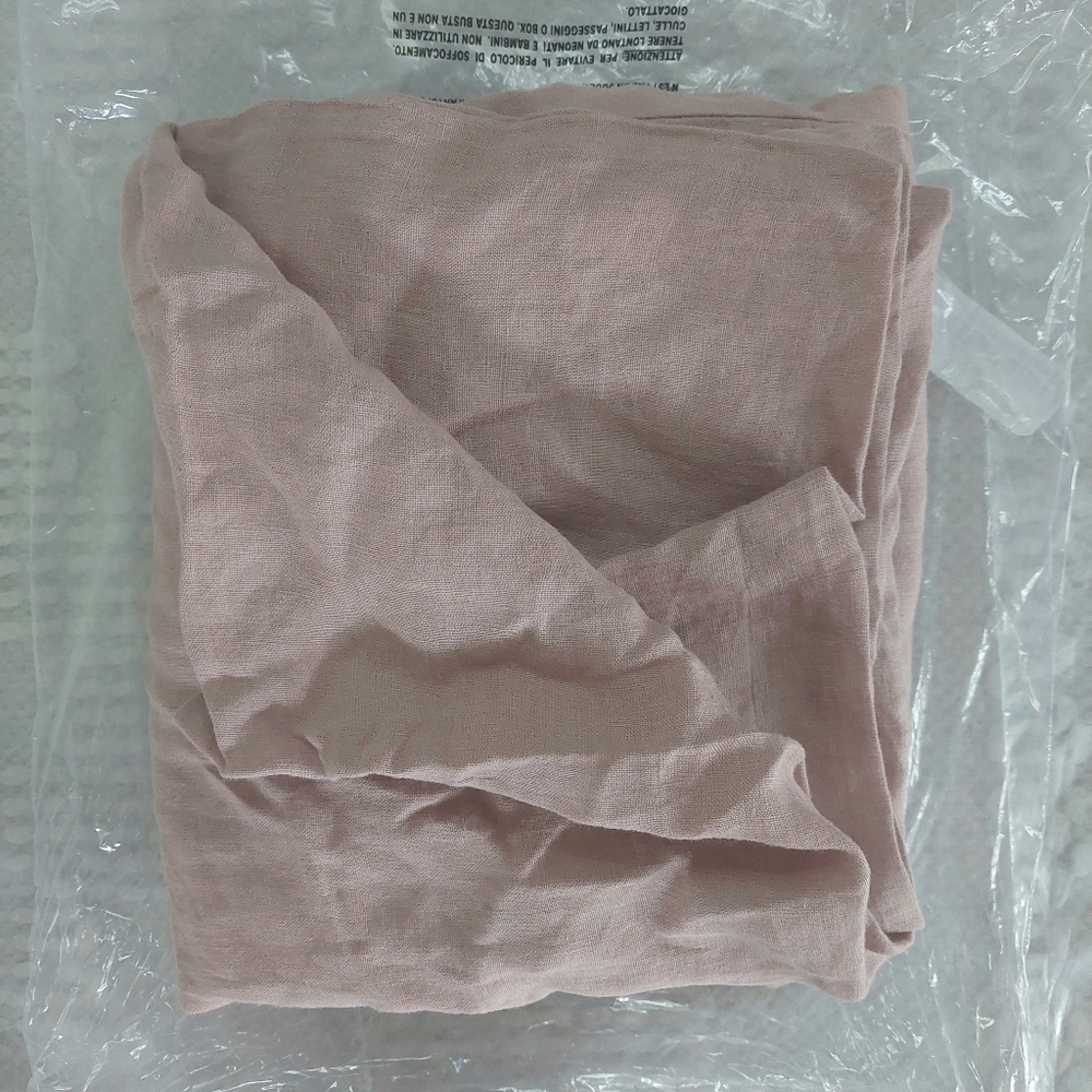 Quince Linen Dusty Mauve Standard Shams! Set Of 2 (L62) - Picture 5 of 10